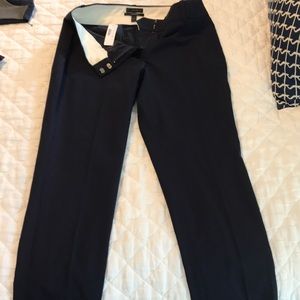 NWT, Navy J.Crew Cameron pants in 365 wool, size 8